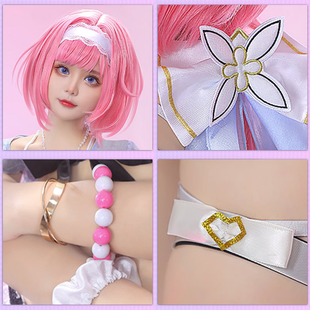 Honkai Impact 3rd Summer Pink Miss Cos Sext Beautiful Suit Alicia Swimsuit Cosplay Costume - Qcoser