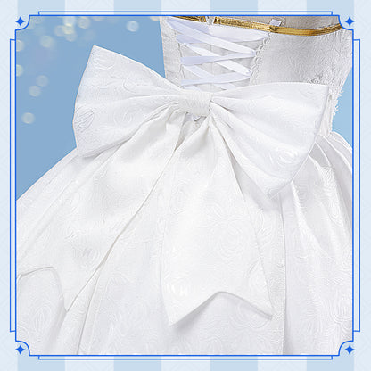 Genshin Impact Rose Noelle Wedding Dress High Quality Anime Hot Game Halloween Cosplay Costume