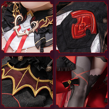 Honkai Impact 3rd Theresa Apocalypse Lunar Vow: Crimson Love Game Suit Gorgeous Game Anime Cosplay Costume