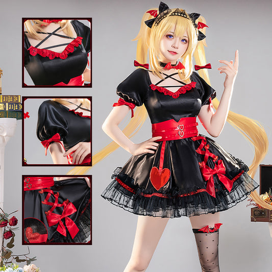 Shugo Chara!Tsukiyomi Utau My Guardian Characters Dress Anime Game Halloween Cosplay Costume