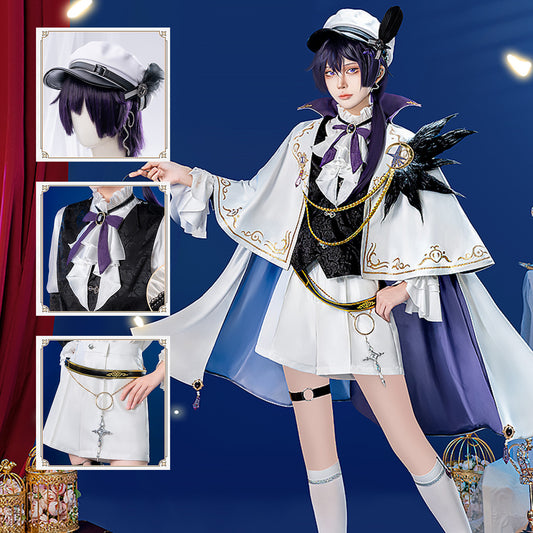 Genshin Impact Lynette Magician Lovely Jumpsuits High Quality Anime Hot Game Halloween Cosplay Costume