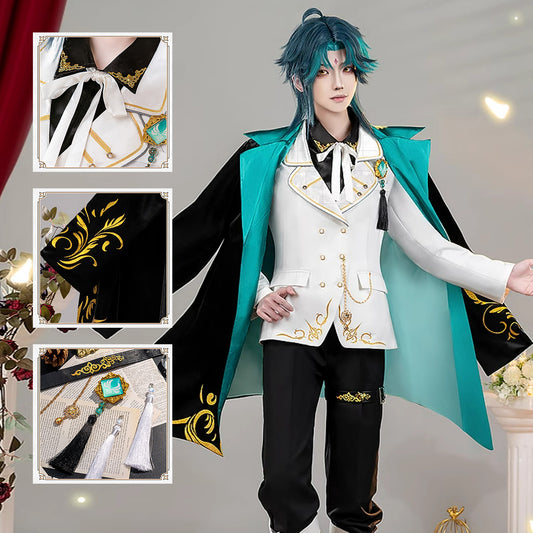 Genshin Impact Xiao Dinner Party High Quality Anime Hot Game Halloween Cosplay Costume