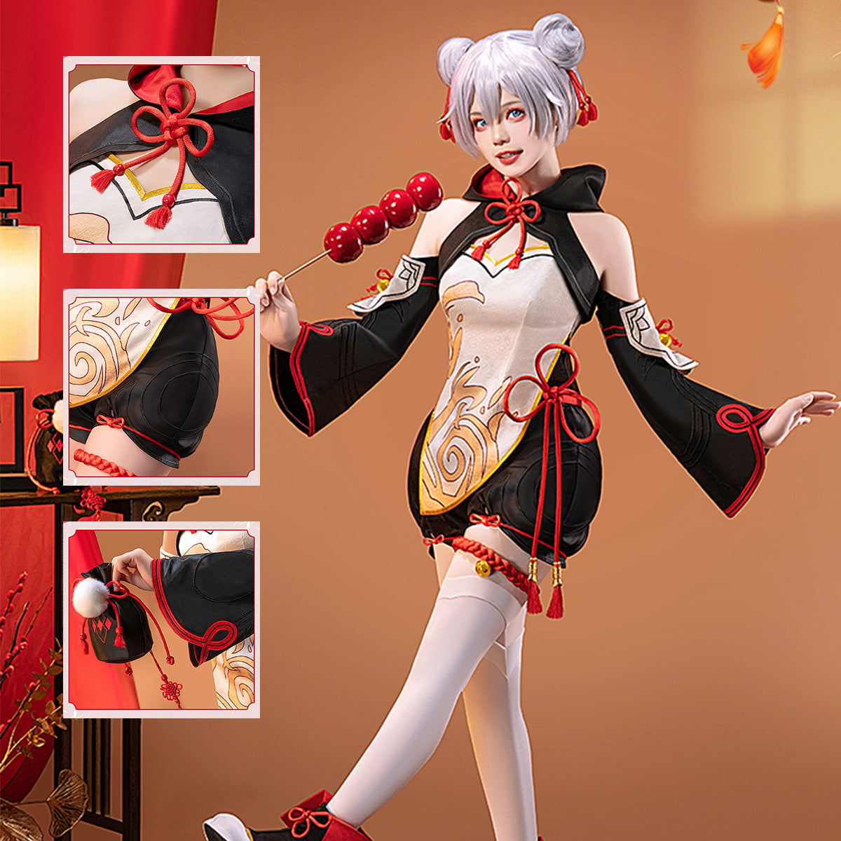 Honkai Impact 3rd Cosplay Onmyoji Kyonshi Imoto Game Anime Cosplay Costume