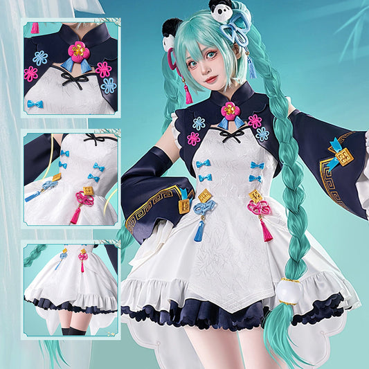 Hatsune Miku Women's Little Panda Cosplay Lolita  Cute Dress Cosplay Costume