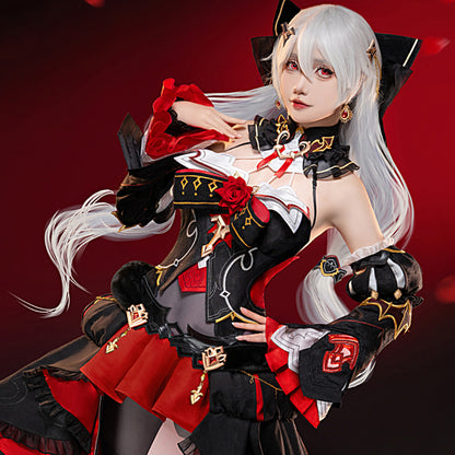 Honkai Impact 3rd Theresa Apocalypse Lunar Vow: Crimson Love Game Suit Gorgeous Game Anime Cosplay Costume