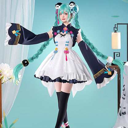 Hatsune Miku Women's Little Panda Cosplay Lolita  Cute Dress Cosplay Costume - Qcoser