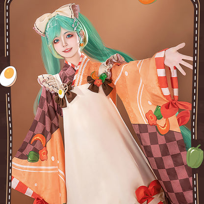 Hatsune Miku Vocaloid Snow Miku 2024 Women Cute  Dress  Cosplay Costume - Qcoser