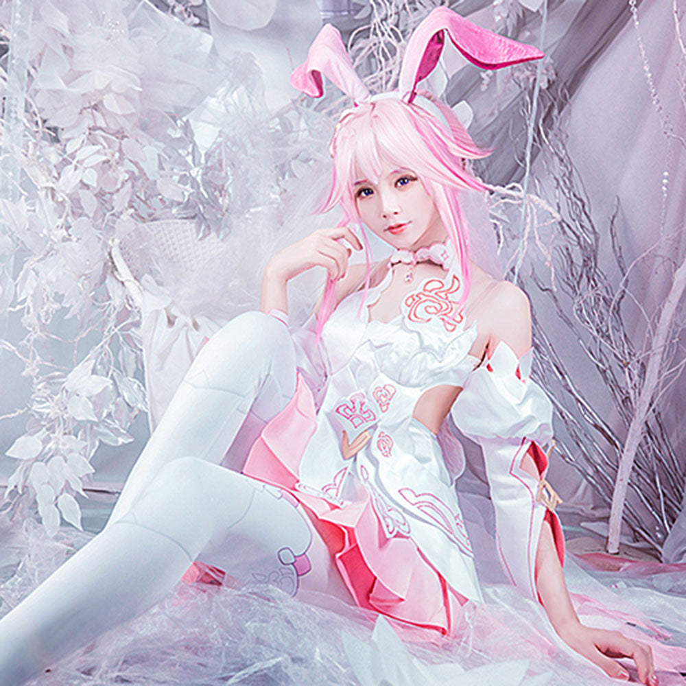 Honkai Impact 3rd Shattered Samsara Yae Sakura Bridal Game Cosplay Costume - Qcoser