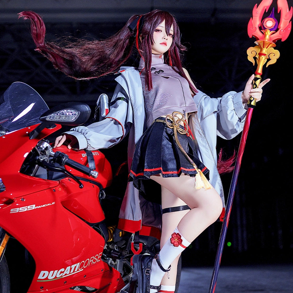 Genshin Impact HuTao  Dress High Quality Anime Hot Game Halloween Cosplay Costume