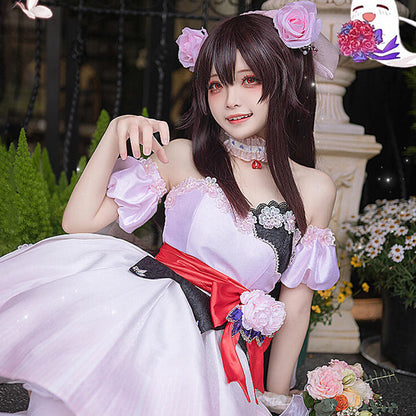 Genshin Impact HuTao Dress High Quality Anime Hot Game Halloween Cosplay Costume