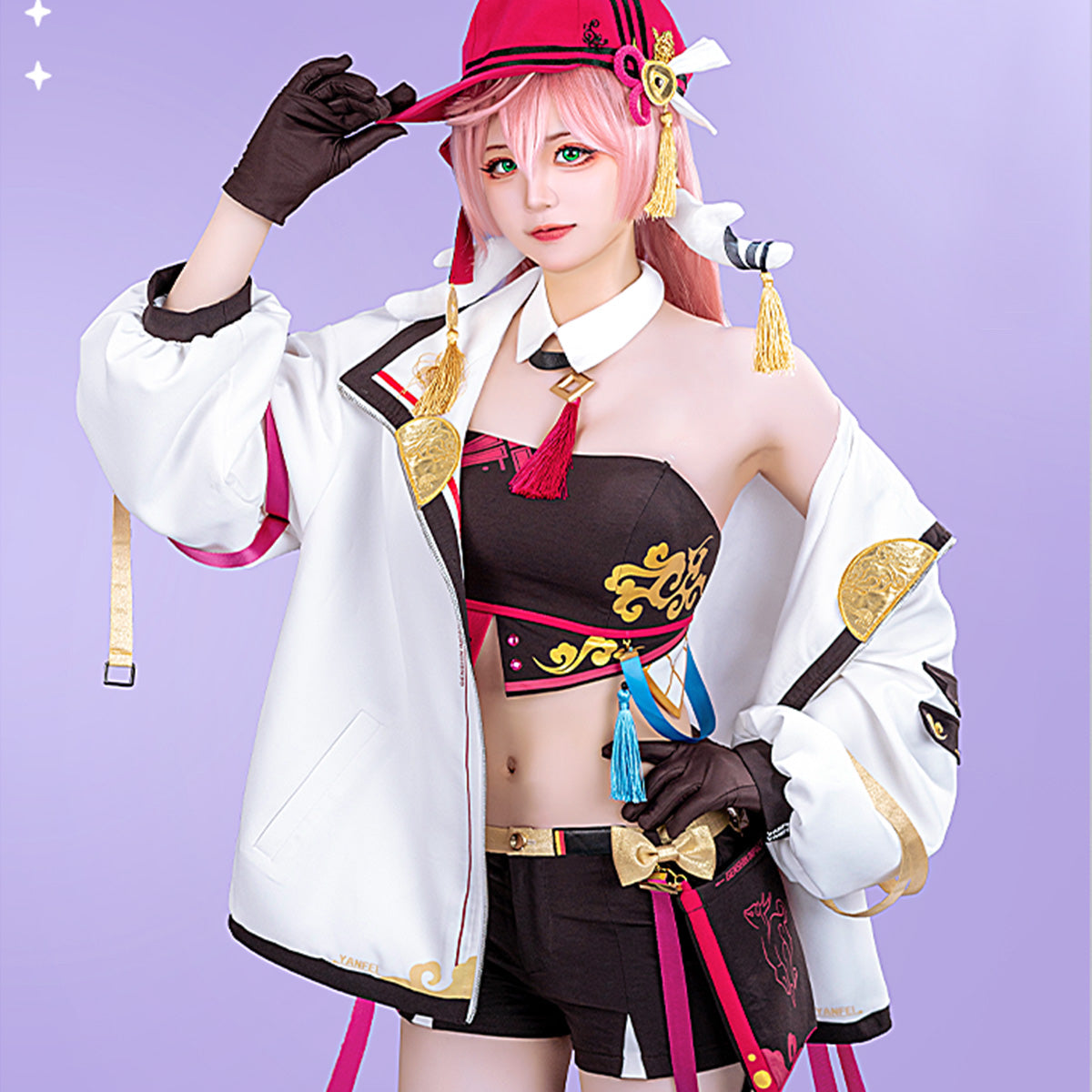 Genshin Impact Yanfei Dress High Quality Anime Hot Game Halloween Cosplay Costume