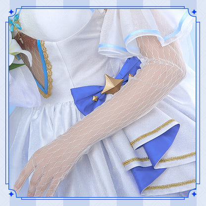 Genshin Impact Lumime Ying Gorgeous Sweet Wedding Dress High Quality Anime Hot Game Halloween Cosplay Costume