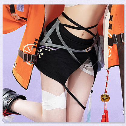 Genshin Impact Yoimiya Doujin Causal Wear Flowers Birds And Love High Quality Anime Hot Game Halloween Cosplay Costume