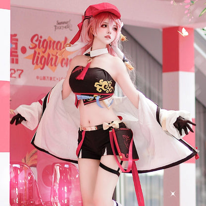 Genshin Impact Yanfei Dress High Quality Anime Hot Game Halloween Cosplay Costume