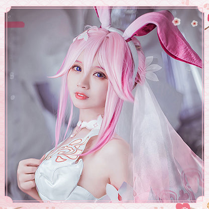 Honkai Impact 3rd Shattered Samsara Yae Sakura Bridal Game Cosplay Costume - Qcoser