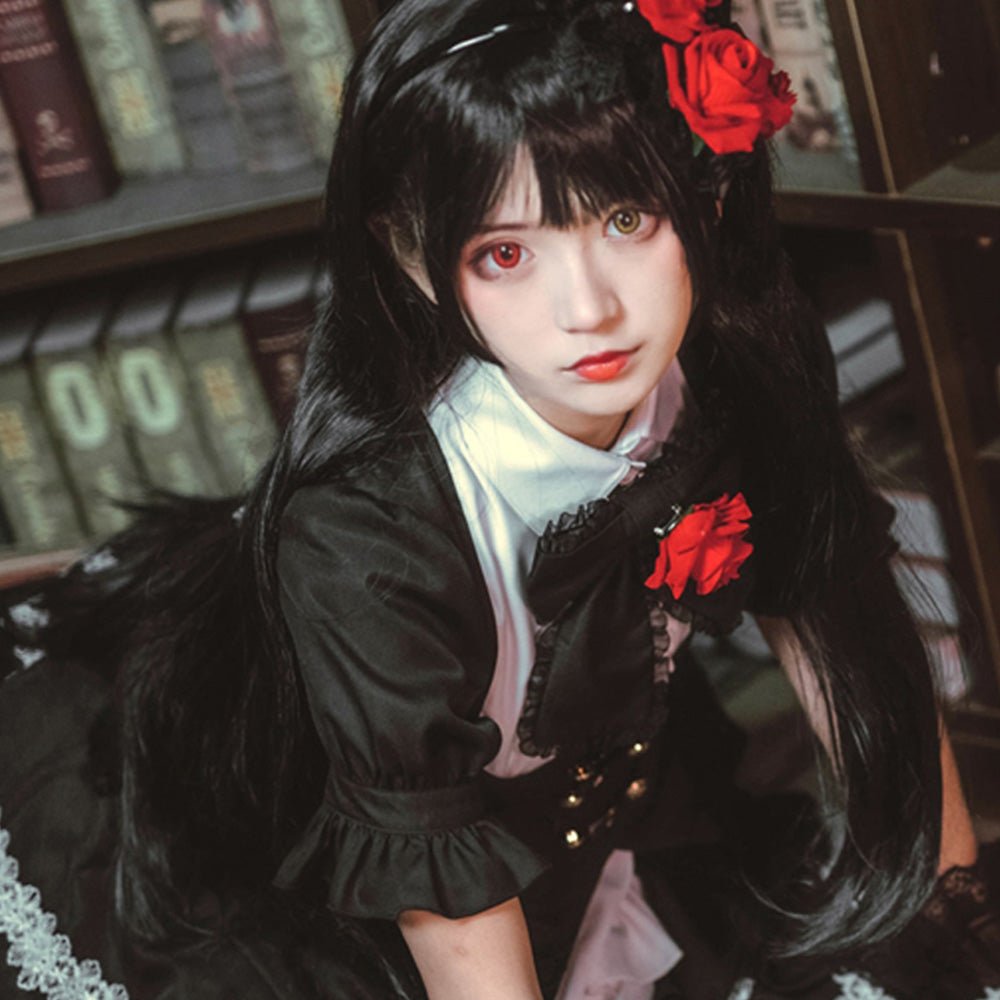 Date A Live Kurumi Tokisaki Cosplay Costume - Qcoser