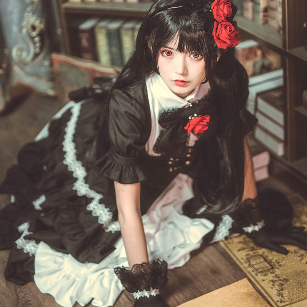 Date A Live Kurumi Tokisaki Cosplay Costume - Qcoser