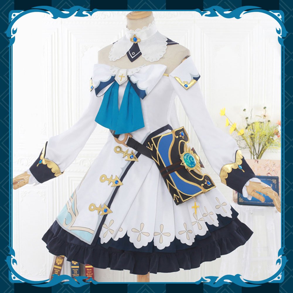 Genshin Impact Babala High Quality Anime Game Halloween Cosplay Costume - Qcoser