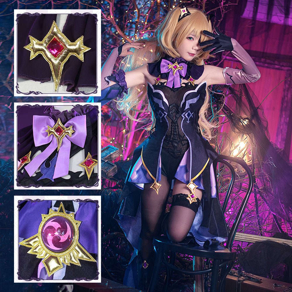 Genshin Impact Fischer High Quality Anime Game Halloween Cosplay Costume - Qcoser