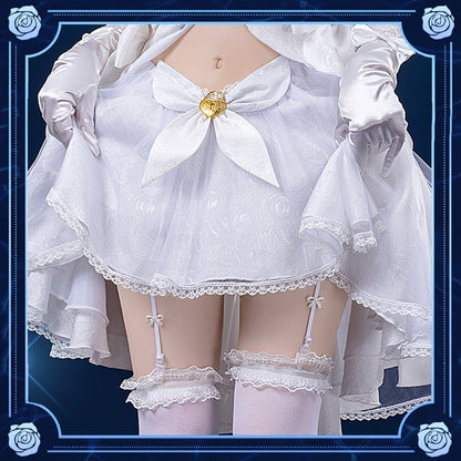 Genshin Impact Ganyu Underwater Wedding High Quality Anime Game Halloween Cosplay Costume - Qcoser