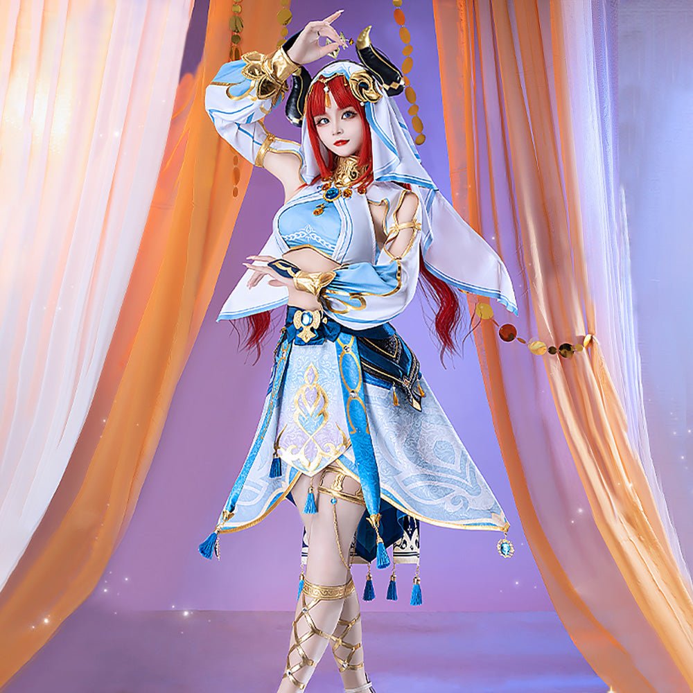 Genshin Impact Nilu High Quality Anime Game Halloween Cosplay Costume - Qcoser