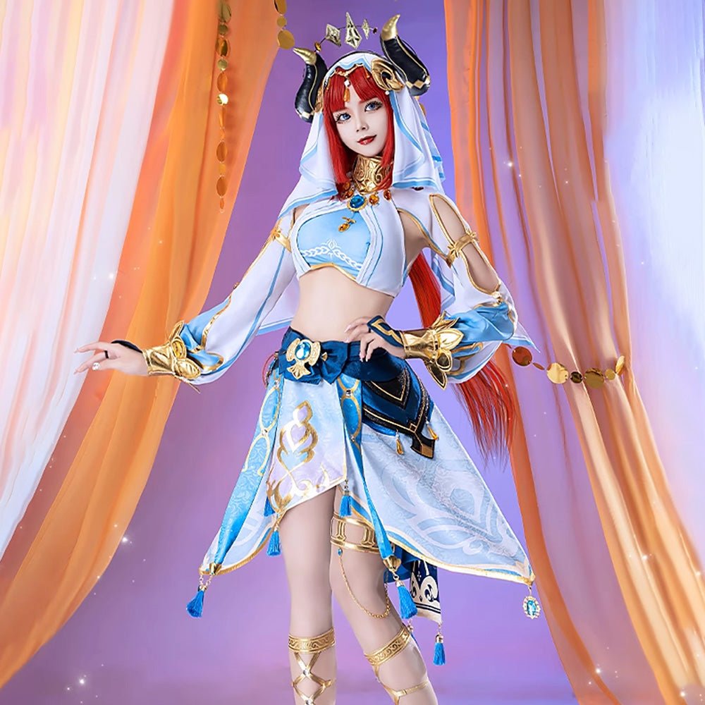 Genshin Impact Nilu High Quality Anime Game Halloween Cosplay Costume - Qcoser