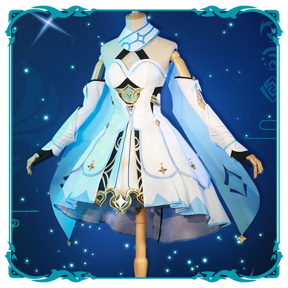 Genshin Impact Traveller Ying High Quality Anime Game Halloween Cosplay Costume - Qcoser