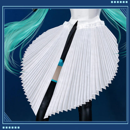 Hatsune Miku 16th Anniversary Women Cute Costume Dress Headphone Cosplay Costume - Qcoser