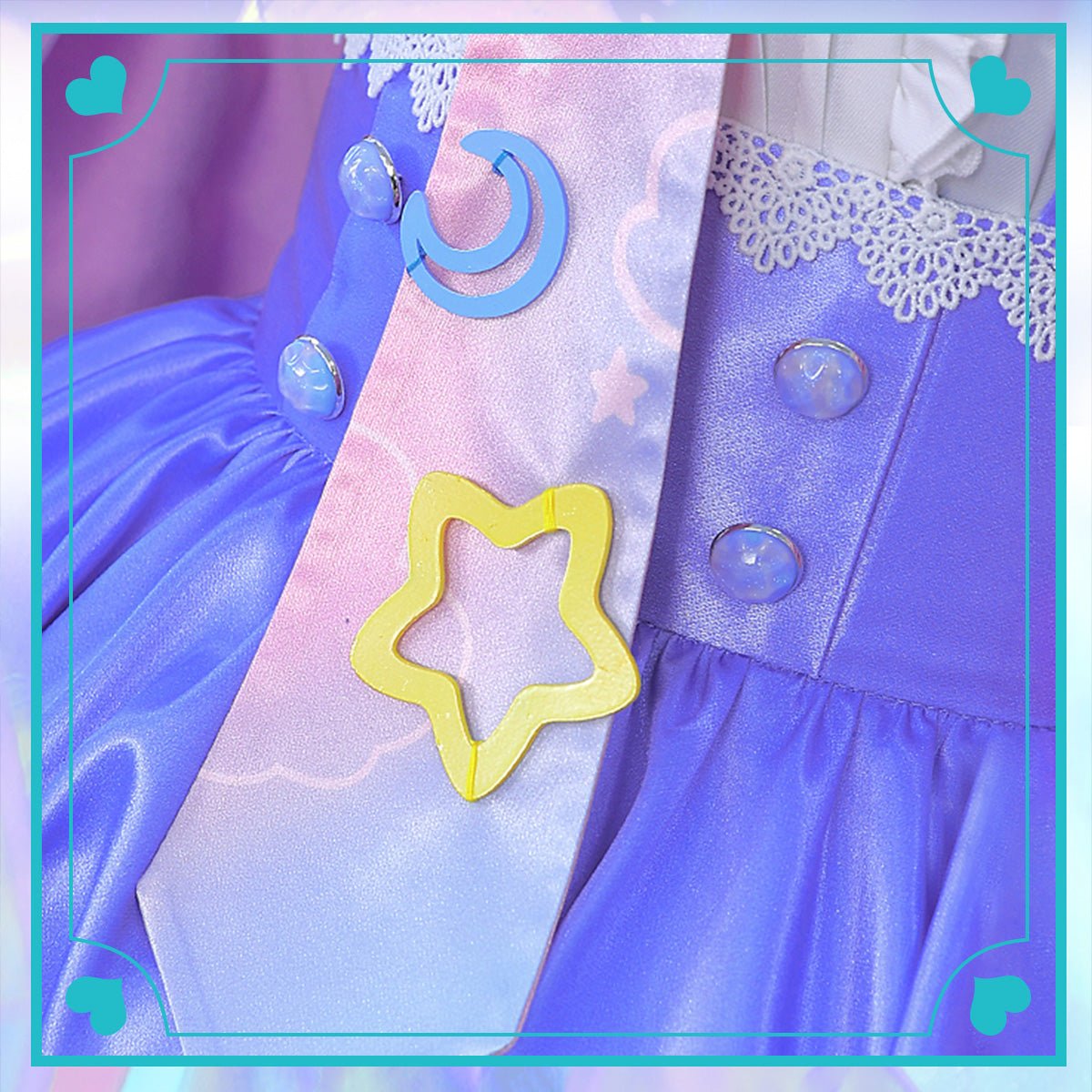 Hatsune Miku illusional Digital Stars Miku Coat Uniform Anime Women Daily Dress Cosplay Costume - Qcoser