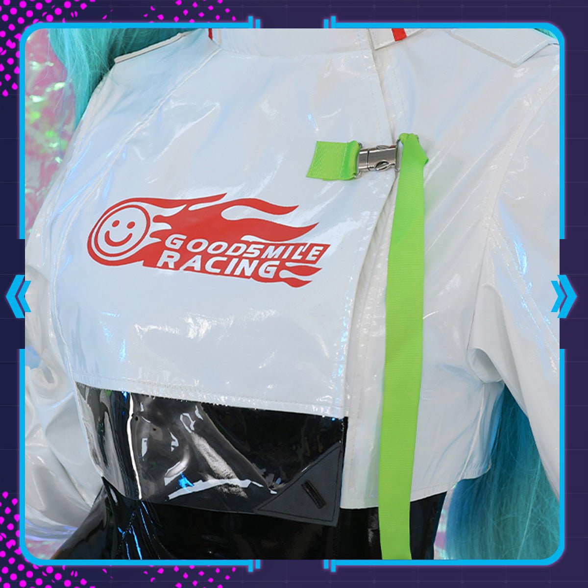 Hatsune Miku Racing Cool Suit Cosplay Costume - Qcoser